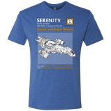 T-Shirts Vintage Royal / Small Serenity Service And Repair Manual Men's Triblend T-Shirt