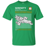 T-Shirts Irish Green / Small Serenity Service And Repair Manual T-Shirt