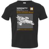 T-Shirts Black / 2T Serenity Service And Repair Manual Toddler Premium T-Shirt
