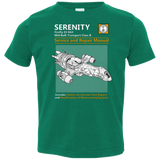 T-Shirts Kelly / 2T Serenity Service And Repair Manual Toddler Premium T-Shirt