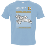 T-Shirts Light Blue / 2T Serenity Service And Repair Manual Toddler Premium T-Shirt