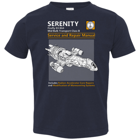T-Shirts Navy / 2T Serenity Service And Repair Manual Toddler Premium T-Shirt