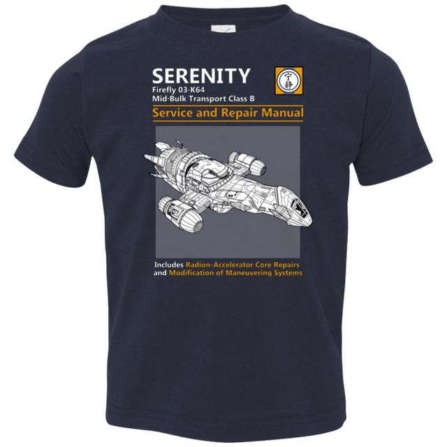 T-Shirts Navy / 2T Serenity Service And Repair Manual Toddler Premium T-Shirt