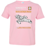 T-Shirts Pink / 2T Serenity Service And Repair Manual Toddler Premium T-Shirt