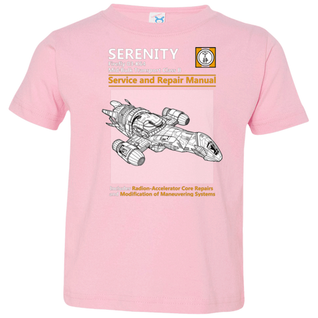 T-Shirts Pink / 2T Serenity Service And Repair Manual Toddler Premium T-Shirt