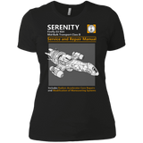 T-Shirts Black / X-Small Serenity Service And Repair Manual Women's Premium T-Shirt