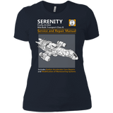 T-Shirts Midnight Navy / X-Small Serenity Service And Repair Manual Women's Premium T-Shirt