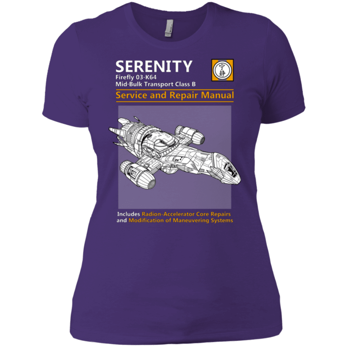 T-Shirts Purple / X-Small Serenity Service And Repair Manual Women's Premium T-Shirt