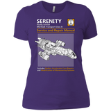 T-Shirts Purple / X-Small Serenity Service And Repair Manual Women's Premium T-Shirt