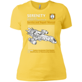 T-Shirts Vibrant Yellow / X-Small Serenity Service And Repair Manual Women's Premium T-Shirt