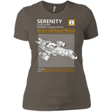 T-Shirts Warm Grey / X-Small Serenity Service And Repair Manual Women's Premium T-Shirt