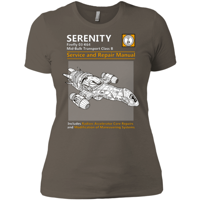 T-Shirts Warm Grey / X-Small Serenity Service And Repair Manual Women's Premium T-Shirt