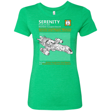T-Shirts Envy / Small Serenity Service And Repair Manual Women's Triblend T-Shirt