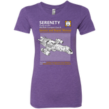 T-Shirts Purple Rush / Small Serenity Service And Repair Manual Women's Triblend T-Shirt
