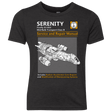 T-Shirts Vintage Black / YXS Serenity Service And Repair Manual Youth Triblend T-Shirt