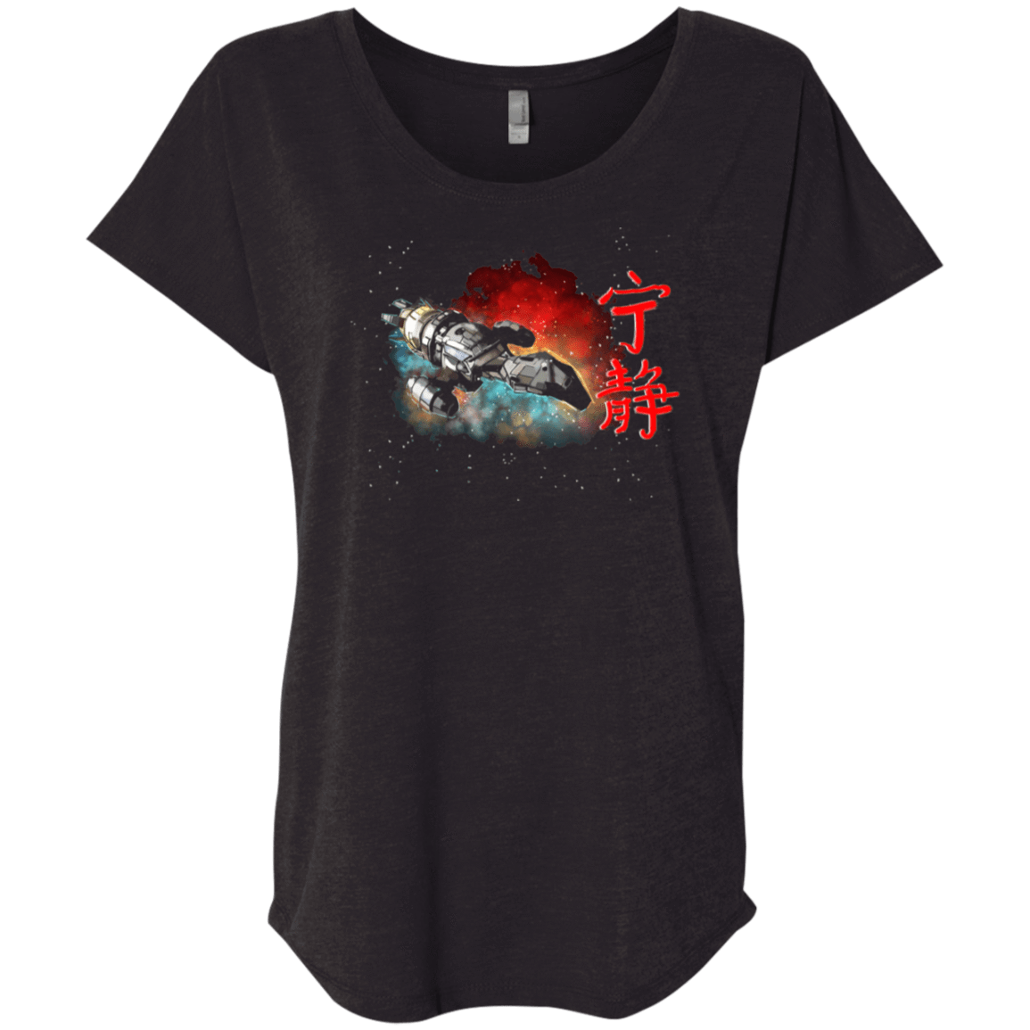T-Shirts Vintage Black / X-Small Serenity Triblend Dolman Sleeve