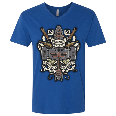 T-Shirts Royal / X-Small Serenity Valley Memorial Men's Premium V-Neck