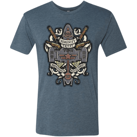 T-Shirts Indigo / Small Serenity Valley Memorial Men's Triblend T-Shirt