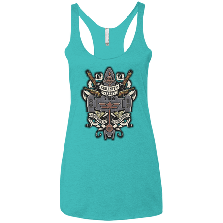 T-Shirts Tahiti Blue / X-Small Serenity Valley Memorial Women's Triblend Racerback Tank