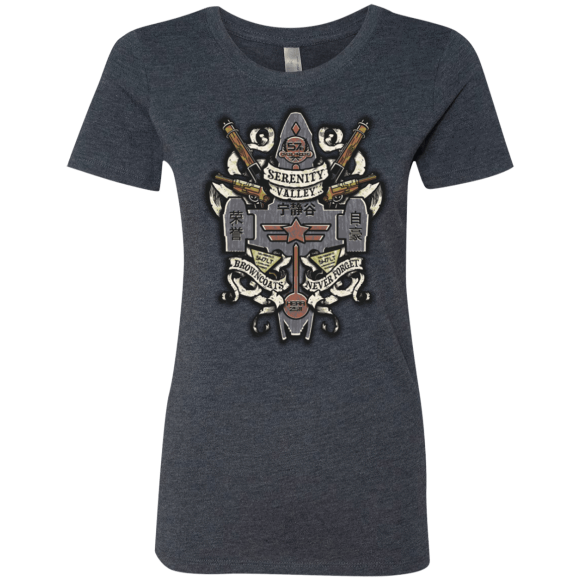 T-Shirts Vintage Navy / Small Serenity Valley Memorial Women's Triblend T-Shirt