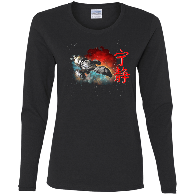 T-Shirts Black / S Serenity Women's Long Sleeve T-Shirt