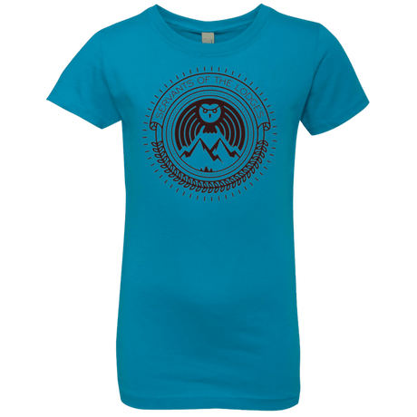 T-Shirts Turquoise / YXS SERVANTS Girls Premium T-Shirt