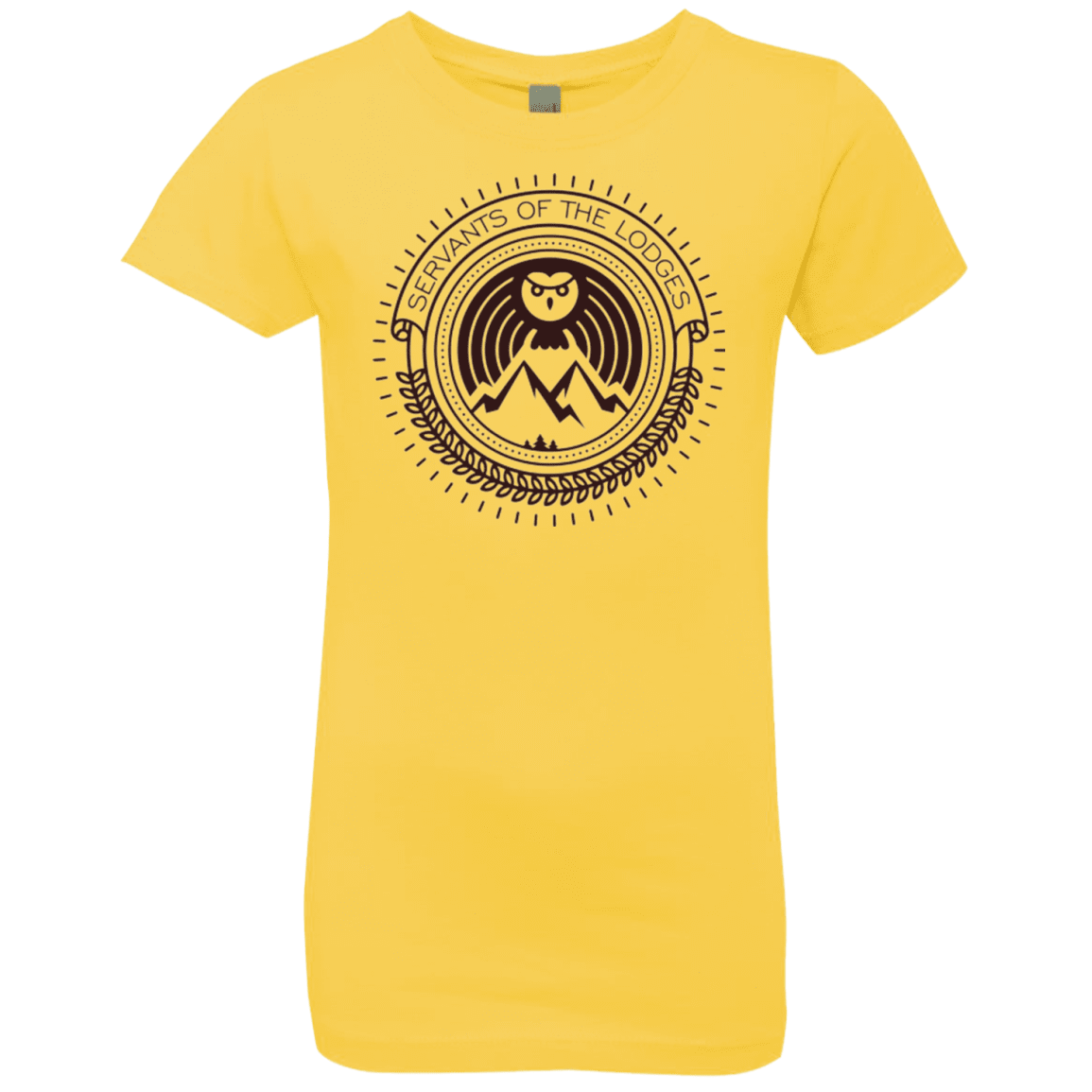 T-Shirts Vibrant Yellow / YXS SERVANTS Girls Premium T-Shirt