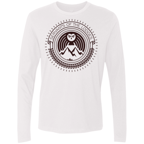 T-Shirts White / Small SERVANTS Men's Premium Long Sleeve