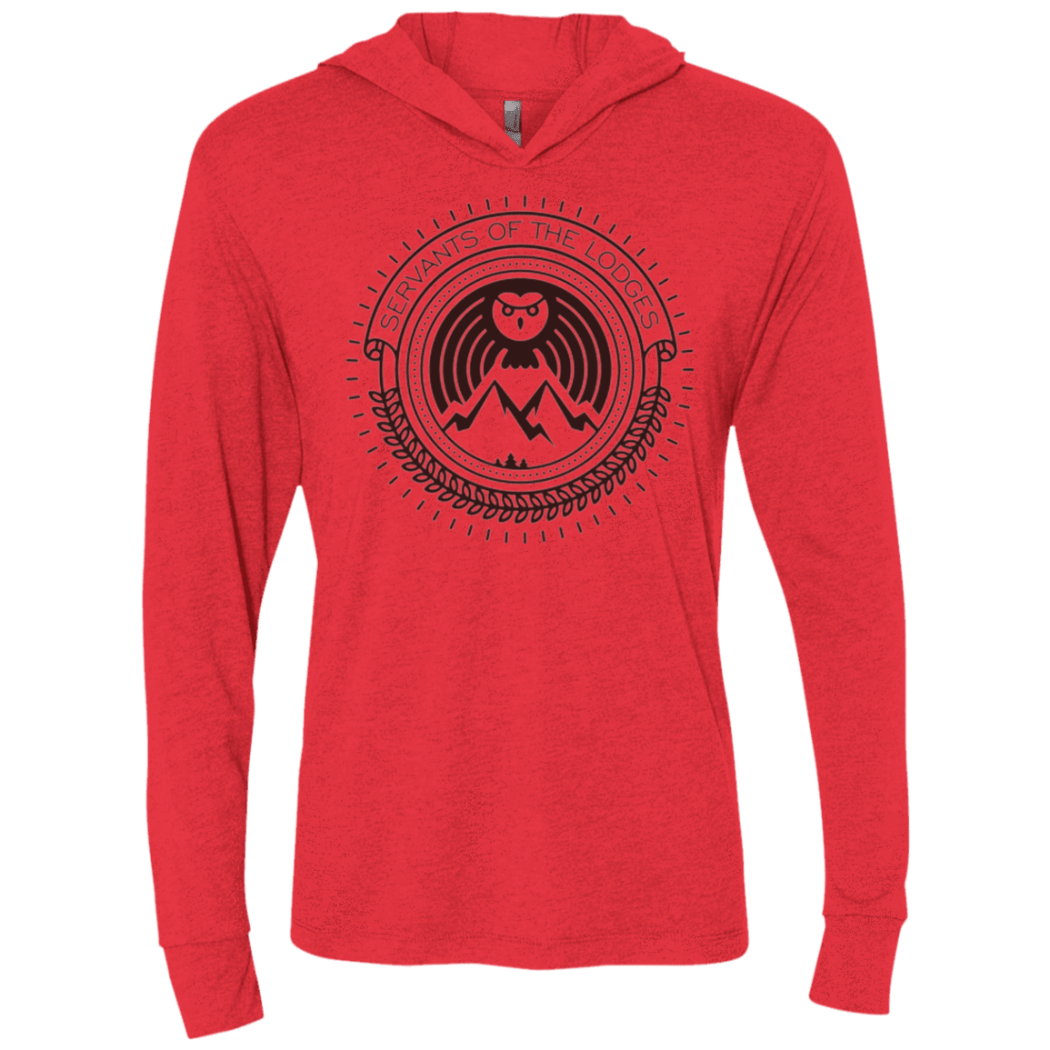 T-Shirts Vintage Red / X-Small SERVANTS Triblend Long Sleeve Hoodie Tee