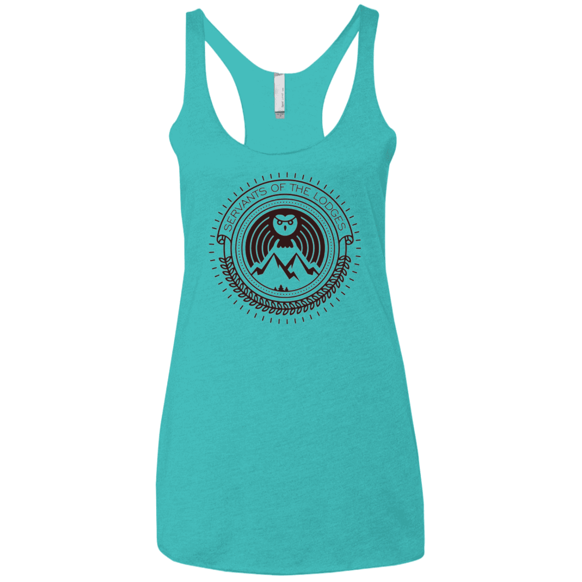T-Shirts Tahiti Blue / X-Small SERVANTS Women's Triblend Racerback Tank