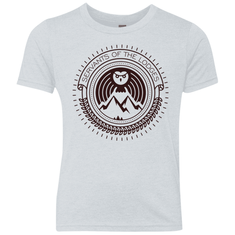 T-Shirts Heather White / YXS SERVANTS Youth Triblend T-Shirt