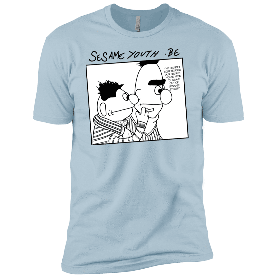 T-Shirts Light Blue / YXS Sesame Youth Boys Premium T-Shirt