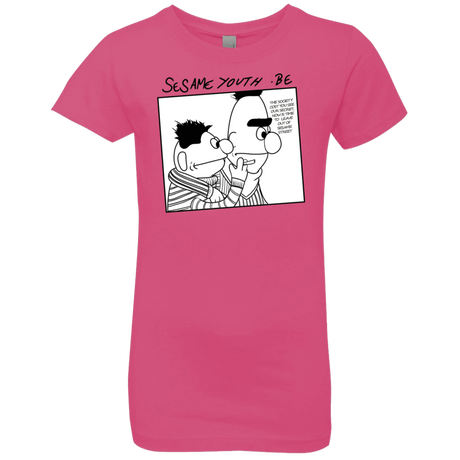 T-Shirts Hot Pink / YXS Sesame Youth Girls Premium T-Shirt