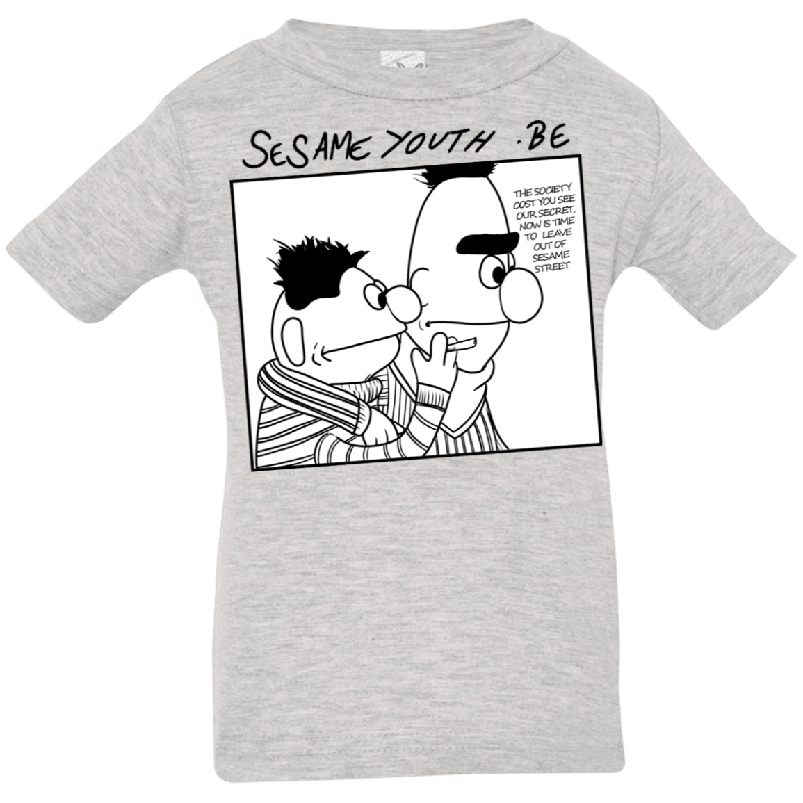 T-Shirts Heather Grey / 6 Months Sesame Youth Infant Premium T-Shirt