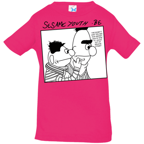 T-Shirts Hot Pink / 6 Months Sesame Youth Infant Premium T-Shirt