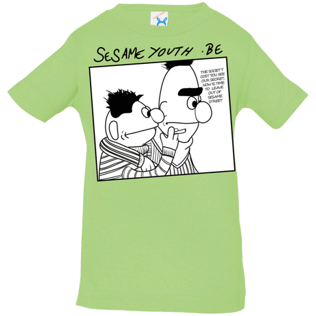 T-Shirts Key Lime / 6 Months Sesame Youth Infant Premium T-Shirt