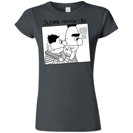 T-Shirts Charcoal / S Sesame Youth Junior Slimmer-Fit T-Shirt