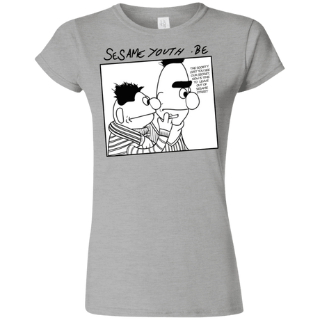 T-Shirts Sport Grey / S Sesame Youth Junior Slimmer-Fit T-Shirt