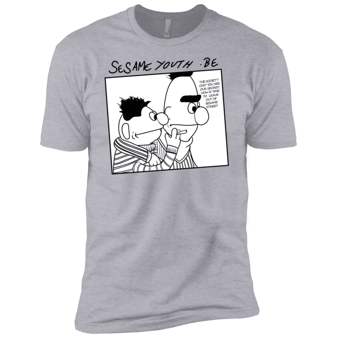 T-Shirts Heather Grey / X-Small Sesame Youth Men's Premium T-Shirt