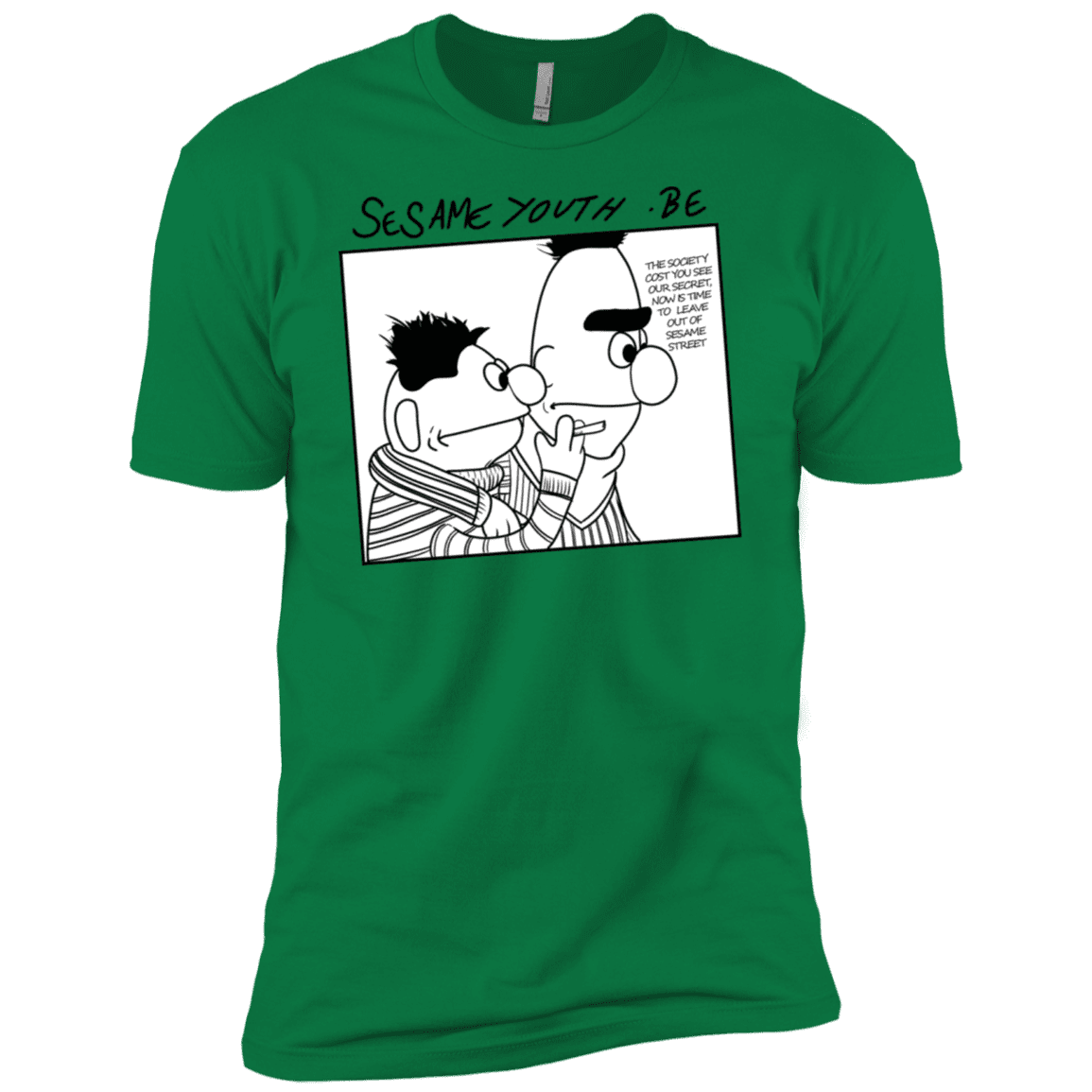 T-Shirts Kelly Green / X-Small Sesame Youth Men's Premium T-Shirt