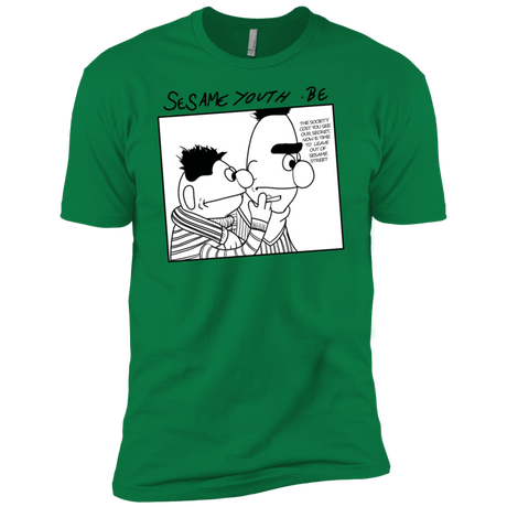 T-Shirts Kelly Green / X-Small Sesame Youth Men's Premium T-Shirt