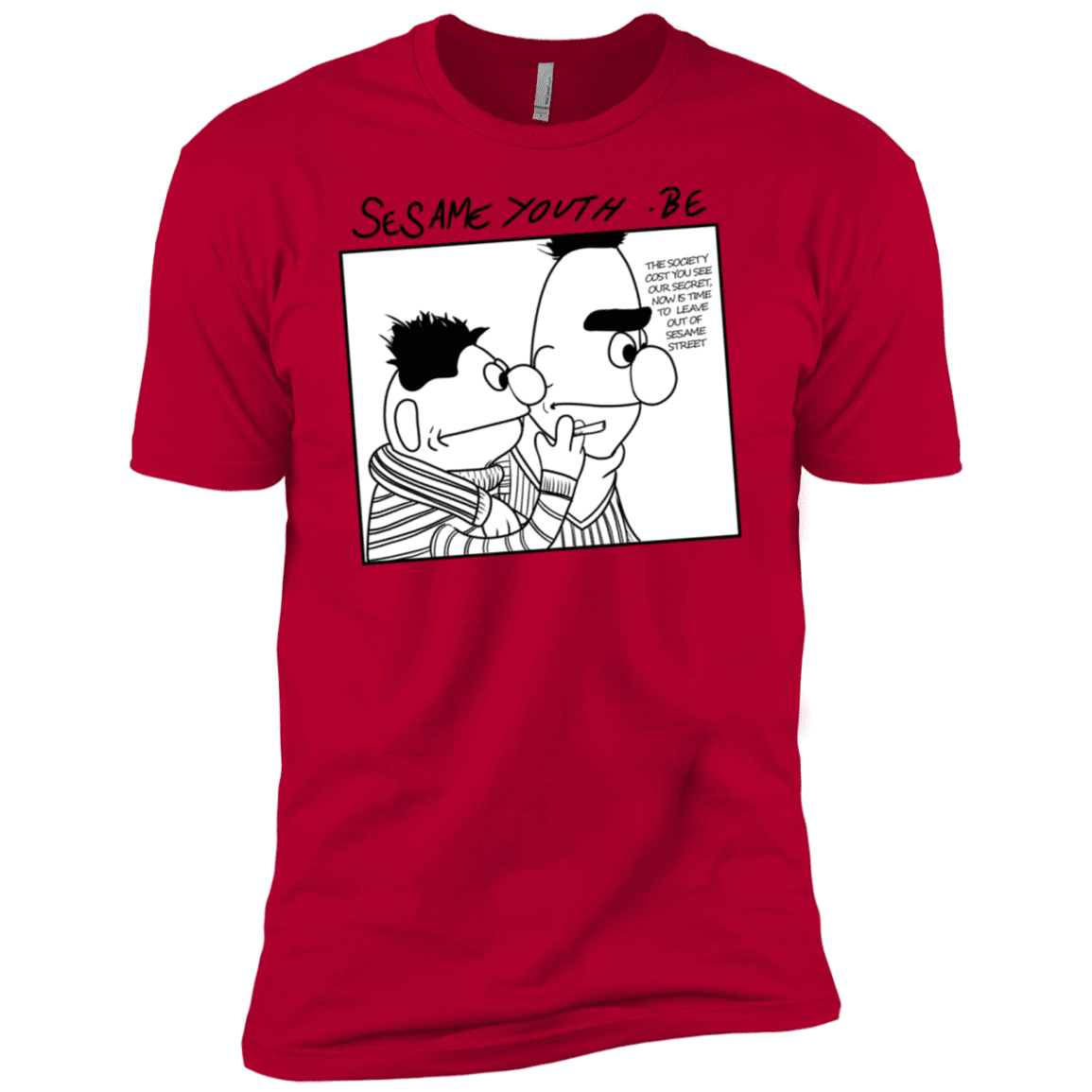 T-Shirts Red / X-Small Sesame Youth Men's Premium T-Shirt