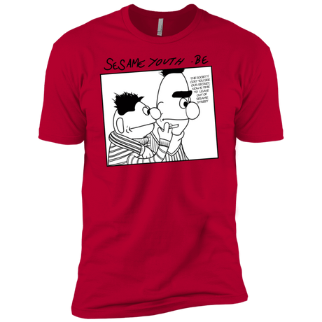 T-Shirts Red / X-Small Sesame Youth Men's Premium T-Shirt