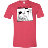 T-Shirts Heather Red / S Sesame Youth Men's Semi-Fitted Softstyle