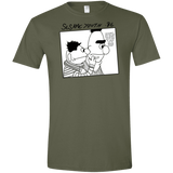 T-Shirts Military Green / S Sesame Youth Men's Semi-Fitted Softstyle