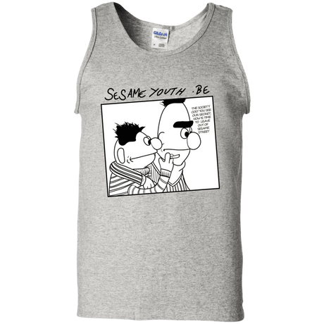 T-Shirts Ash / S Sesame Youth Men's Tank Top
