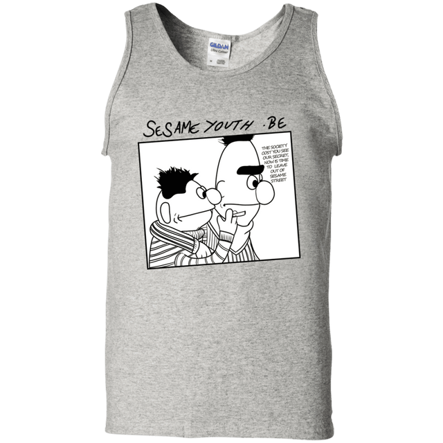 T-Shirts Ash / S Sesame Youth Men's Tank Top