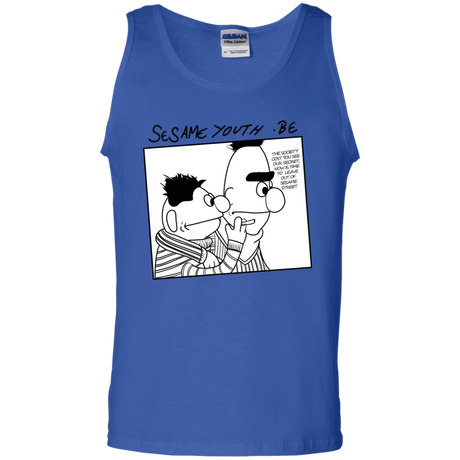 T-Shirts Royal / S Sesame Youth Men's Tank Top