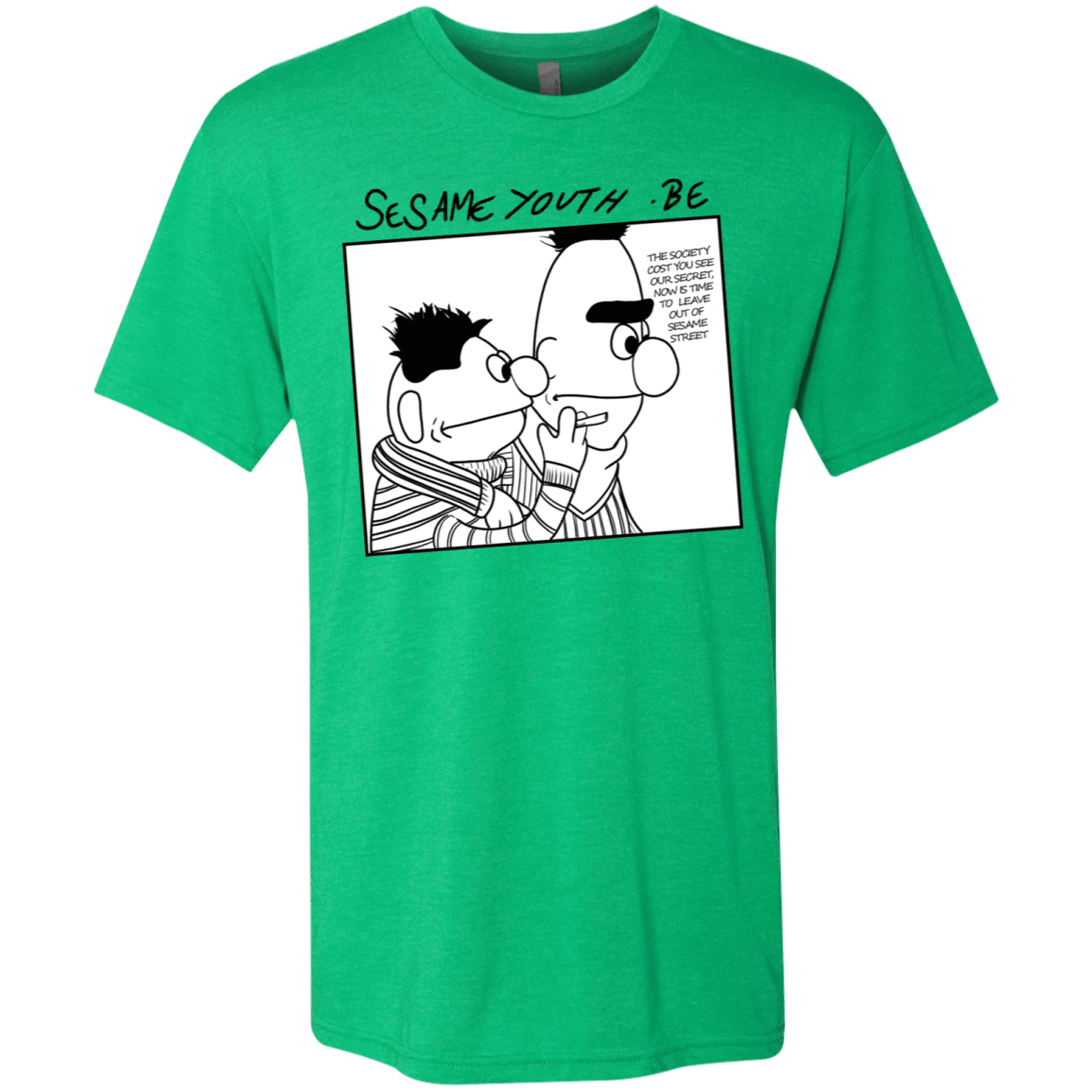 T-Shirts Envy / S Sesame Youth Men's Triblend T-Shirt