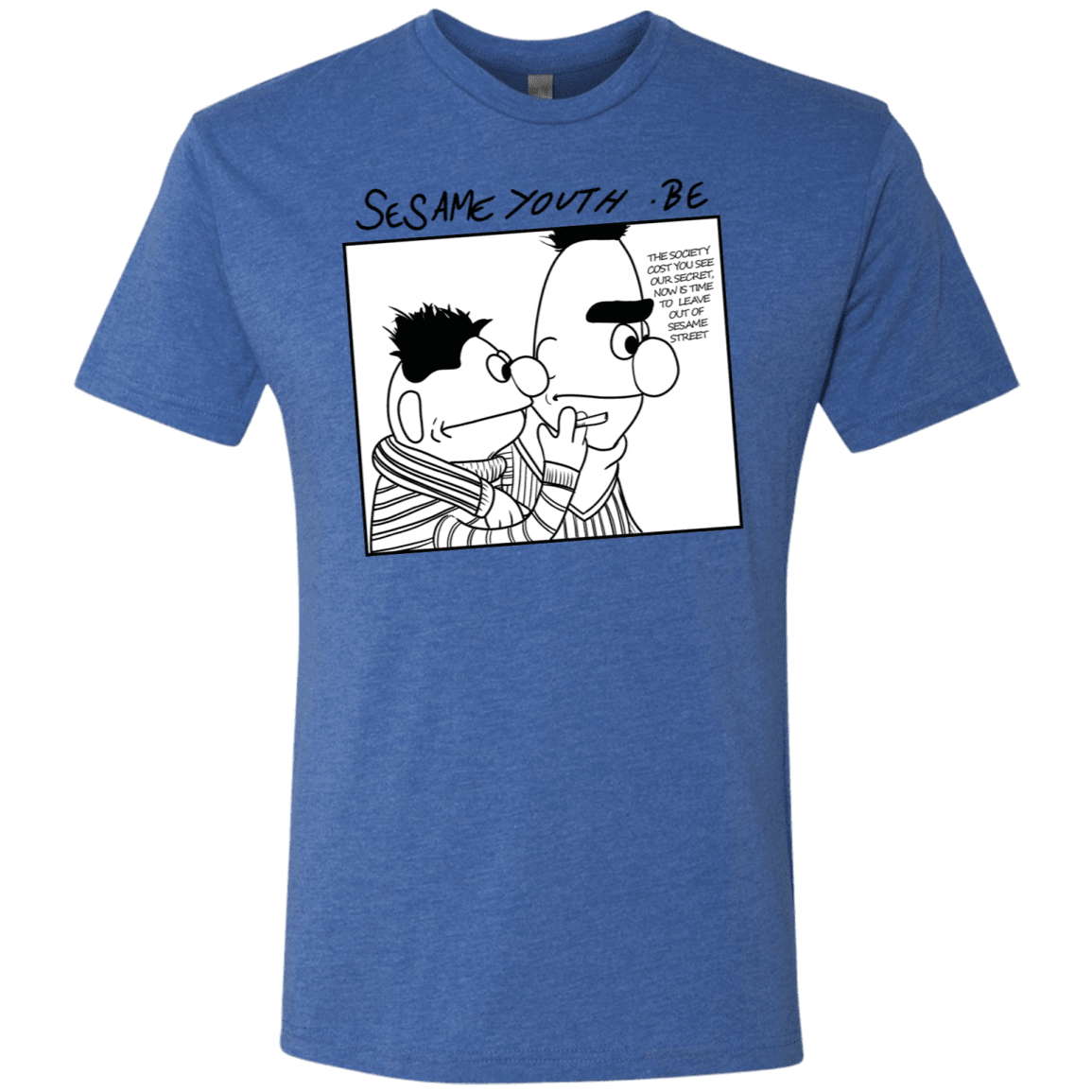 T-Shirts Vintage Royal / S Sesame Youth Men's Triblend T-Shirt